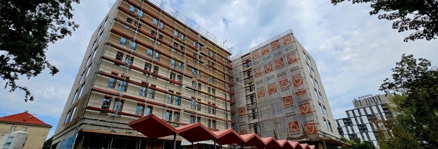 Nowy akademik UW coraz bliżej wykończenia
