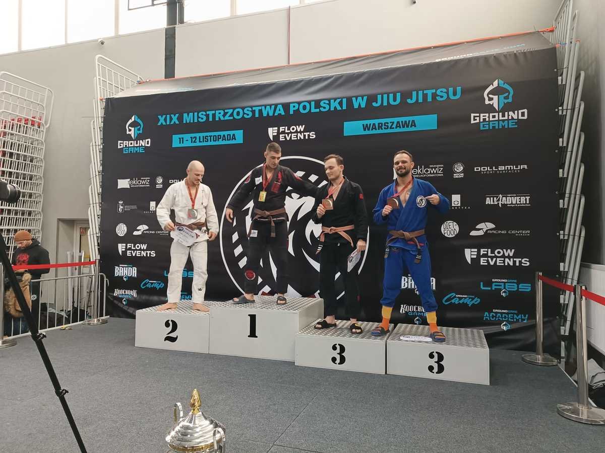 Radomski policjant z medalem na Mistrzostwach Polski w Brazylijskim Jiu Jitsu