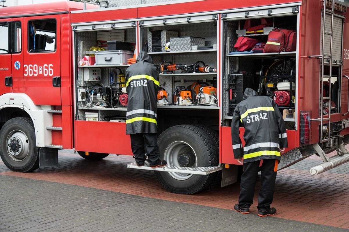 Pożar w zakładzie mięsnym w Sokołowie Podlaskim, ewakuowano 460 osób
