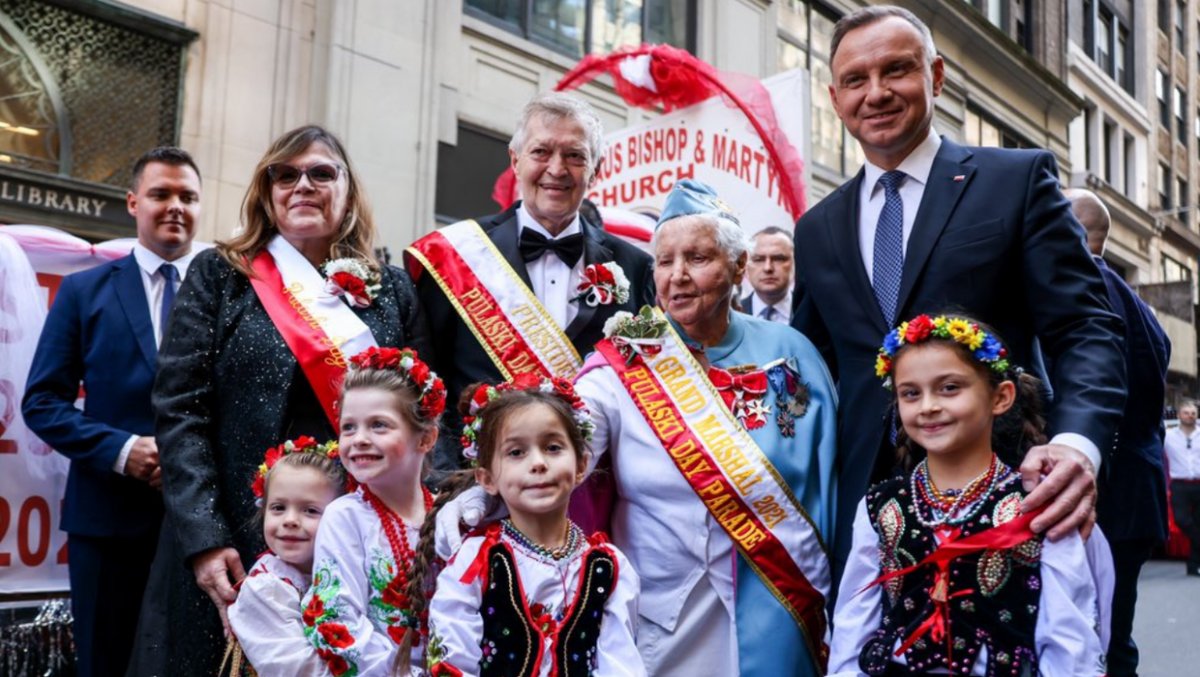 Przez centrum Nowego Jorku przeszła 86. Parada Pułaskiego z udziałem prezydenta RP Andrzeja Dudy
