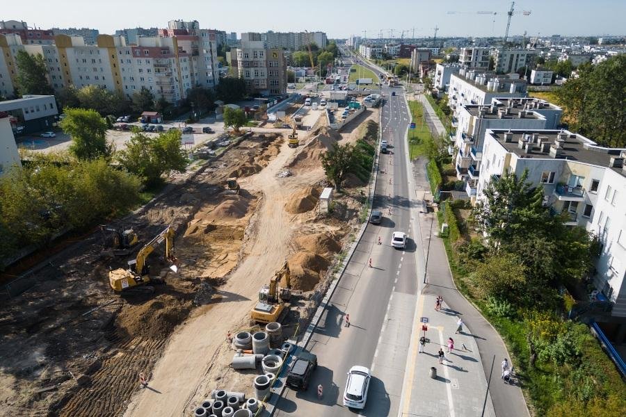 Przebudowa Lazurowej na ostatniej prostej