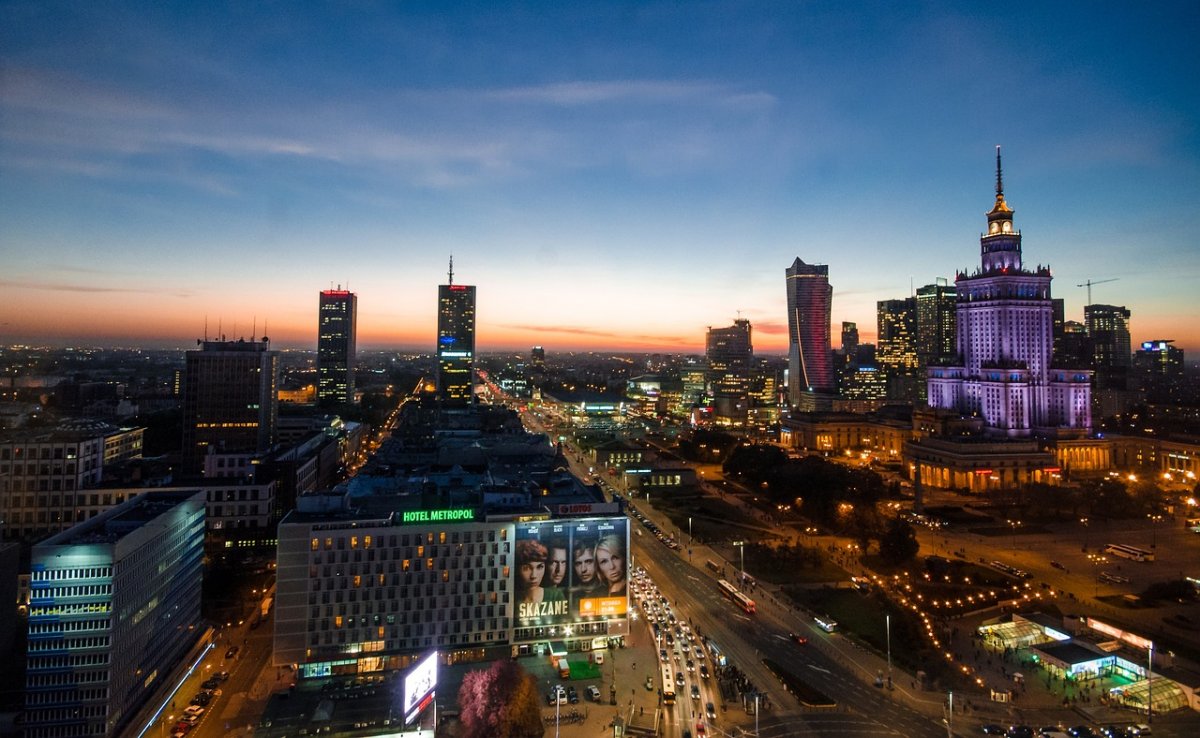 Z głową w chmurach, czyli Warszawa z lotu ptaka