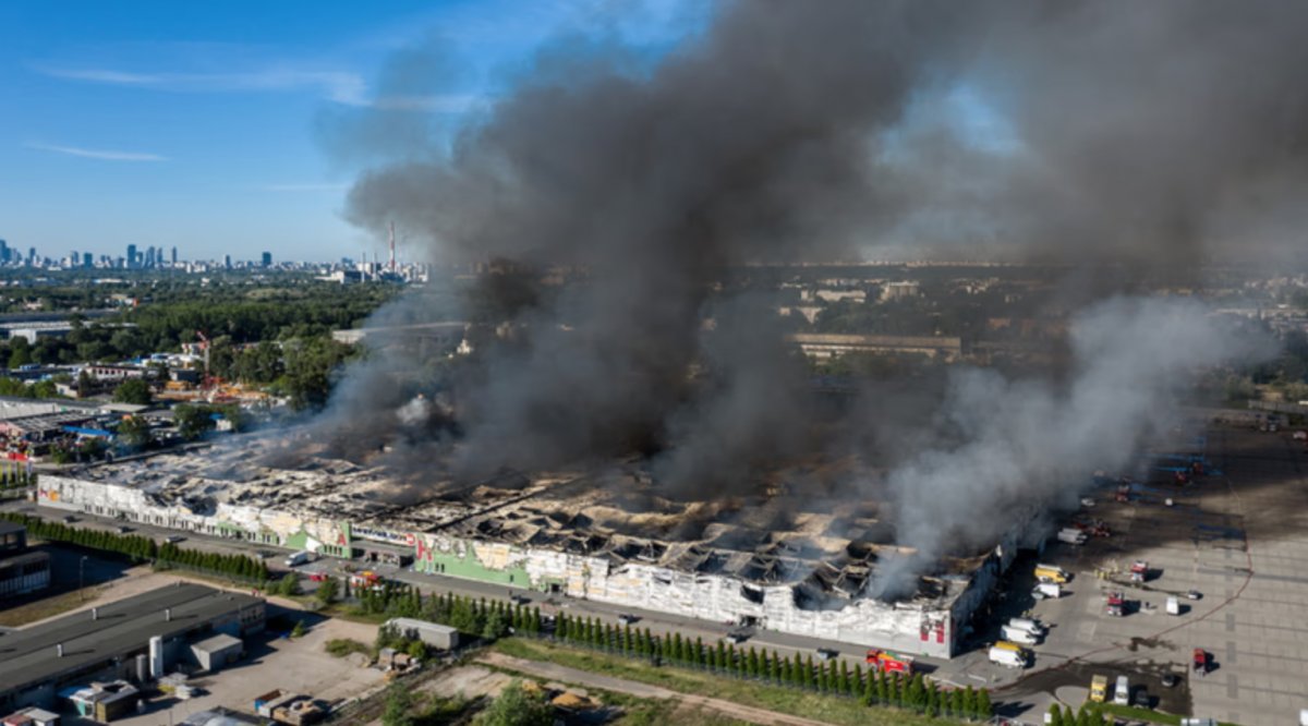 To Rosja odpowiada za pożar hali przy Marywilskiej 