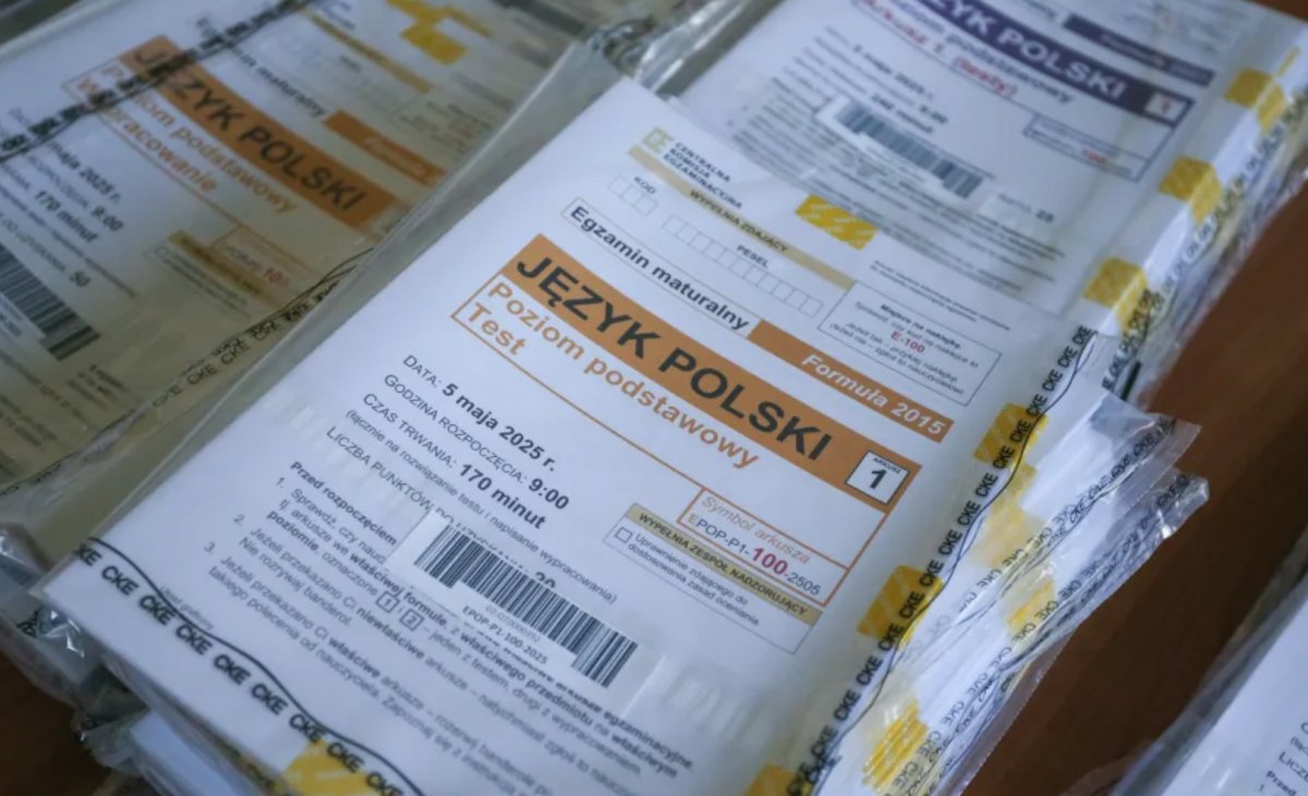 Najprawdopodobniej maturzysta wykonał zdjęcia arkusza egzaminacyjnego