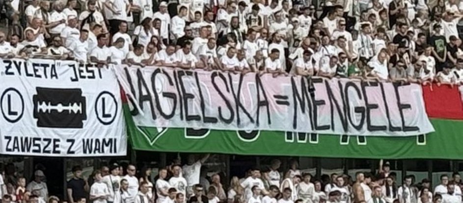 Jagielska na celowniku. Transparent z Żylety mówi wszystko