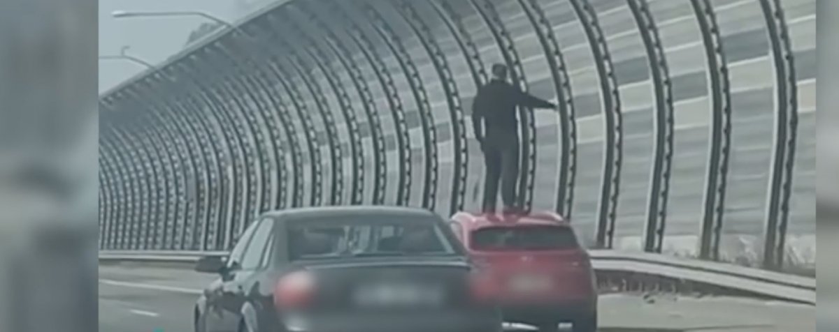 Narkotykowa jazda po dachu, szaleństwo na S8