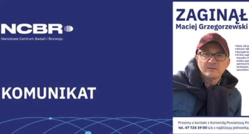 Zaginął dyrektor NCBR. Auto odnaleziono nad Wisłą, ślad po mężczyźnie zaginął