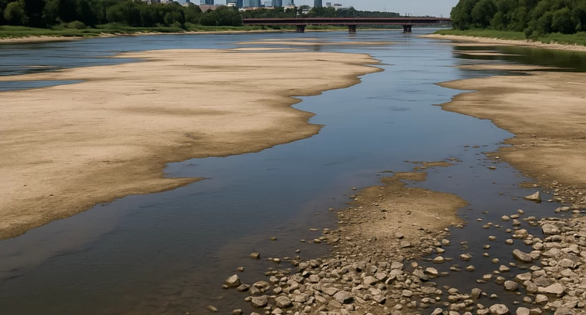 Plaże rosną, ale rzeka umiera. Wisła bije smutny rekord