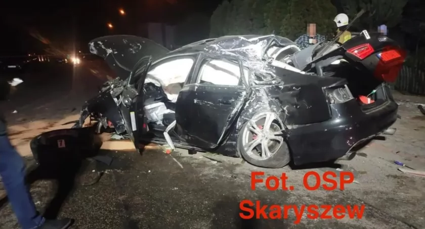 Tragedia w Skaryszewie. 15-latek zginął, kierowca był pod wpływem narkotyków