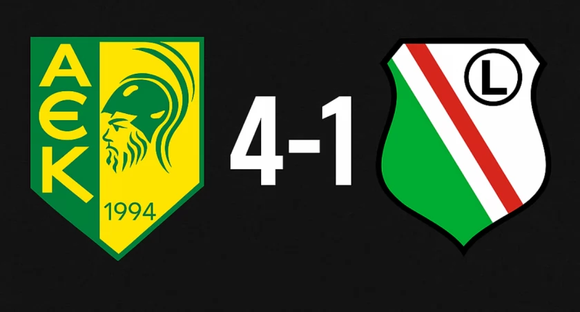  Koszmar Legii na Cyprze. AEK Larnaka rozbił Wojskowych w pierwszym meczu eliminacji Ligi Europy