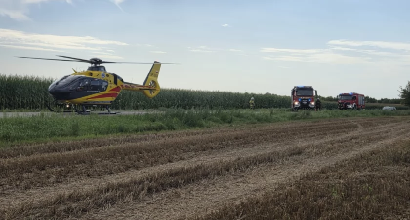 Uderzyli w siebie podczas skoku. Interweniował śmigłowiec LPR