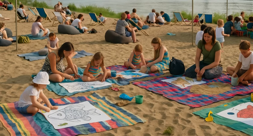 Rodzinne Kocyki na Plaży Romantycznej