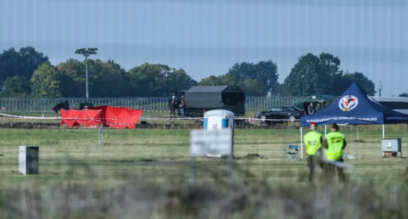 Katastrofa F-16 w Radomiu. Odnaleziono czarną skrzynkę