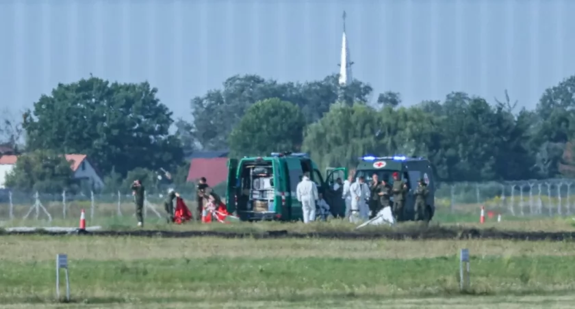 Katastrofa F-16 w Radomiu. Odczytano zapisy z czarnych skrzynek
