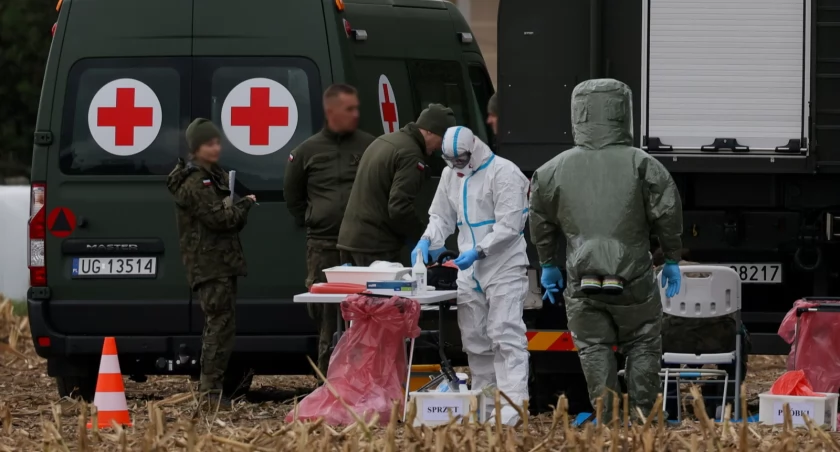 Dron spadł na Mazowszu! Żandarmeria i prokuratura w akcji