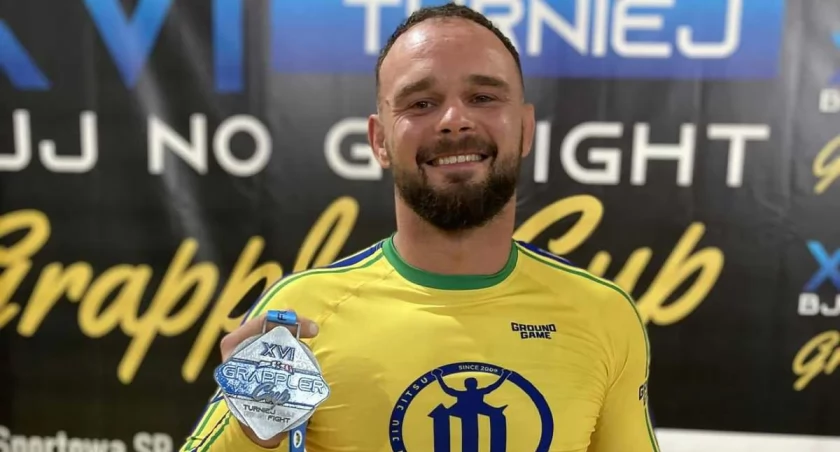 Radomski policjant znów na podium! Srebro w prestiżowym turnieju Jiu Jitsu
