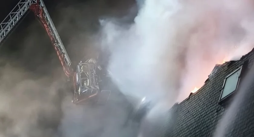 Groza na Mazowszu. Hotel stanął w płomieniach, goście uciekali w ostatniej chwili