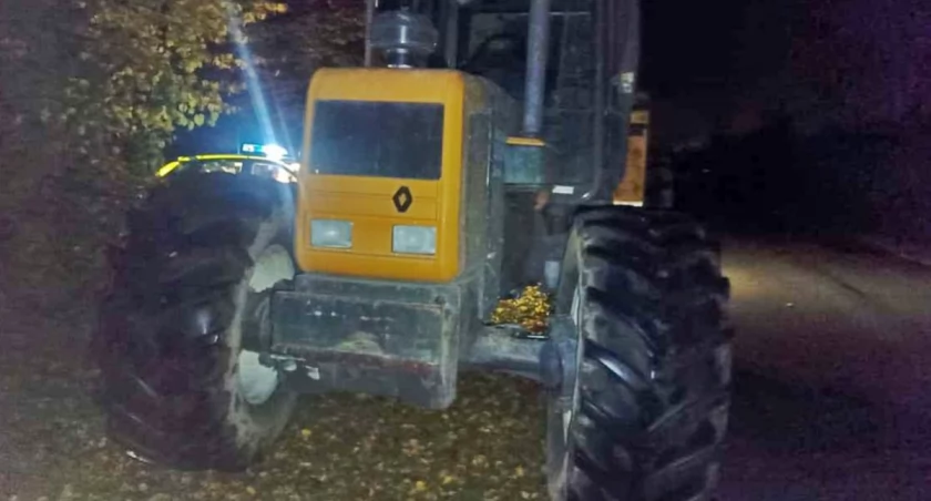 Chcieli zabłysnąć na dyskotece. 16-latkowie przyjechali pijani... ciągnikiem!
