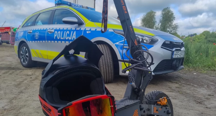 Pijany 18-latek na hulajnodze. Miał ponad 2 promile alkoholu