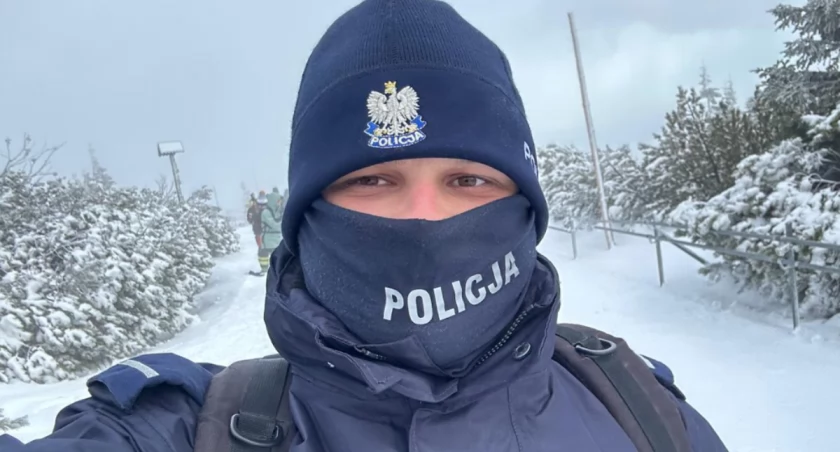 Dlaczego policjant wszedł na Śnieżkę? 