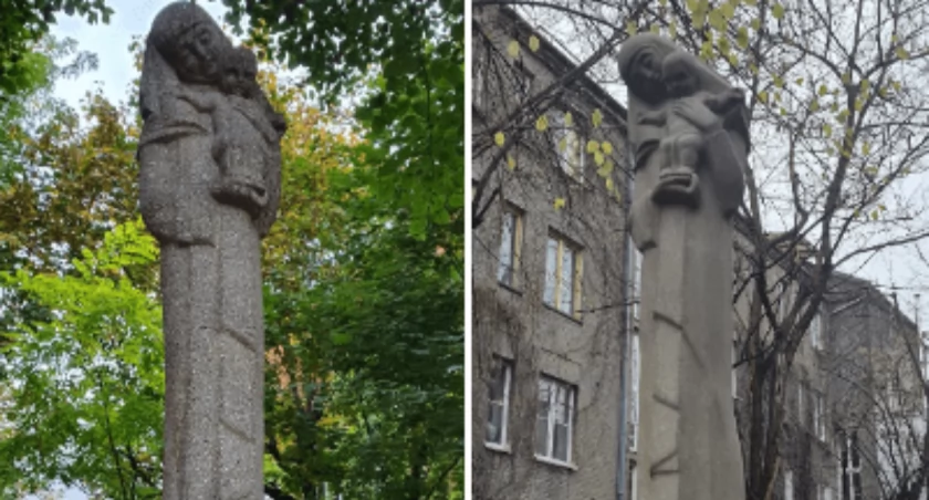 Zabytkowa figura z czasów okupacji odzyskała blask