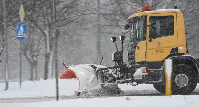 Ślisko, biało i niebezpiecznie od samego rana