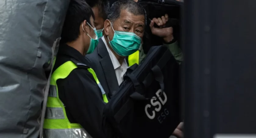 Hongkong wydaje wyrok na Jimmy’ego Laia