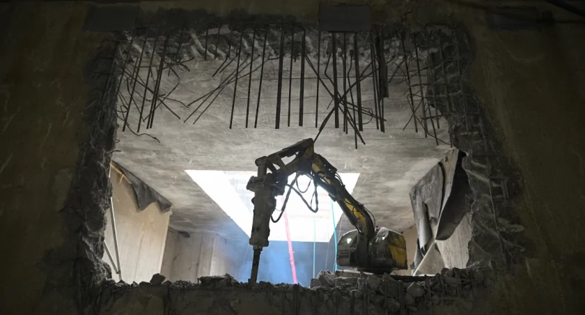 Tramwajowy tunel połączony z Dworcem Zachodnim