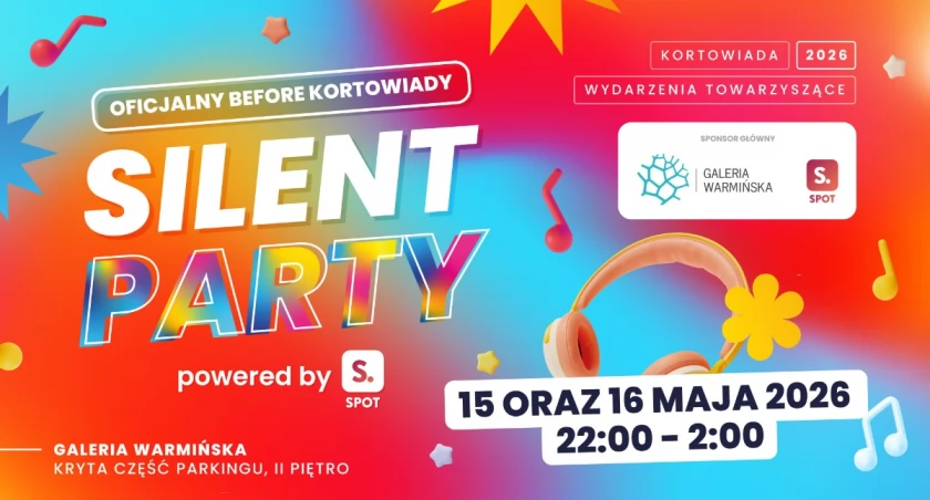 Silent Party powered by SPOT - oficjalny before Kortowiady już w ten weekend!