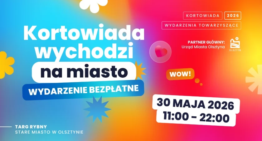 Kortowiada wychodzi na miasto - wydarzenie z okazji jubileuszu Olsztyńskich Juwenaliów