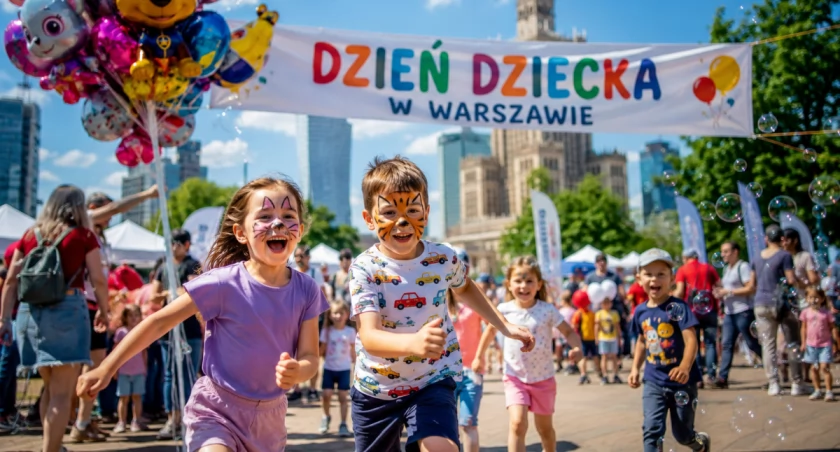 Dzień Dziecka w Warszawie. Miasto zamieniło się w wielki plac zabaw