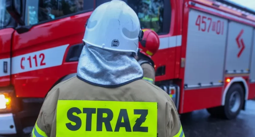 Katastrofa budowlana na Mazowszu. Mężczyznę ratowano spod gruzów