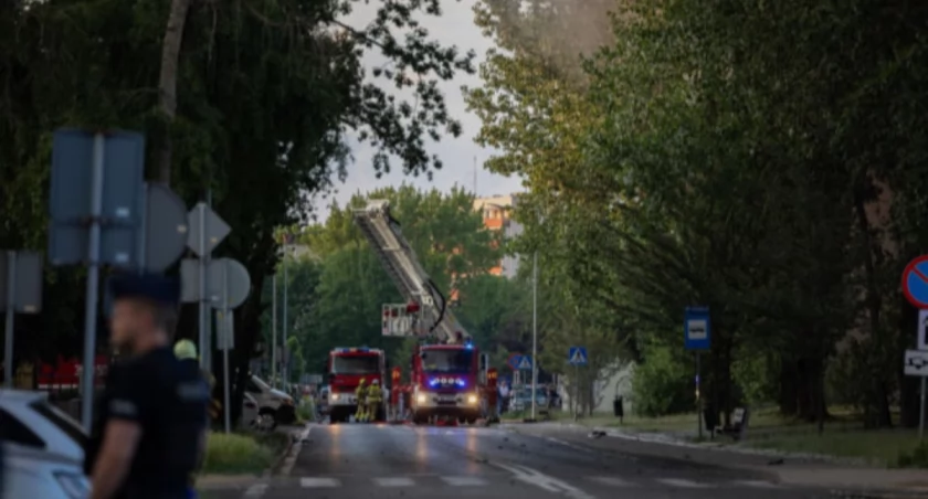Dramatyczny pożar w Płocku. 66-latek usłyszał zarzuty