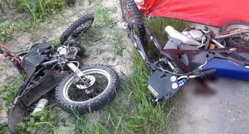 Zderzyły się dwa crossy. Nie żyje 18-letni motocyklista