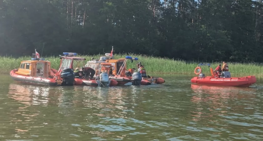 77-latek utonął na Mazurach. Nieoficjalnie: to turysta z Warszawy