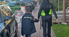 Zapłakany 8-latek zgubił się w drodze ze szkoły do domu