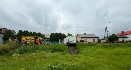 Groźny wypadek na DK10. Dwa śmigłowce LPR w akcji