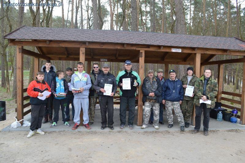 Zawody wędkarskie o Mistrzostwo Koła Miejskiego PZW w Trzciance. 19.04.15 