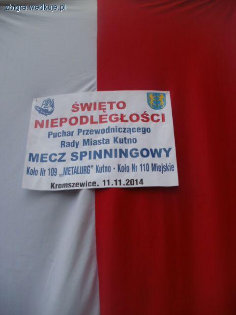 Wędkarskie Święto Niepodległości 2014 w Kutnie