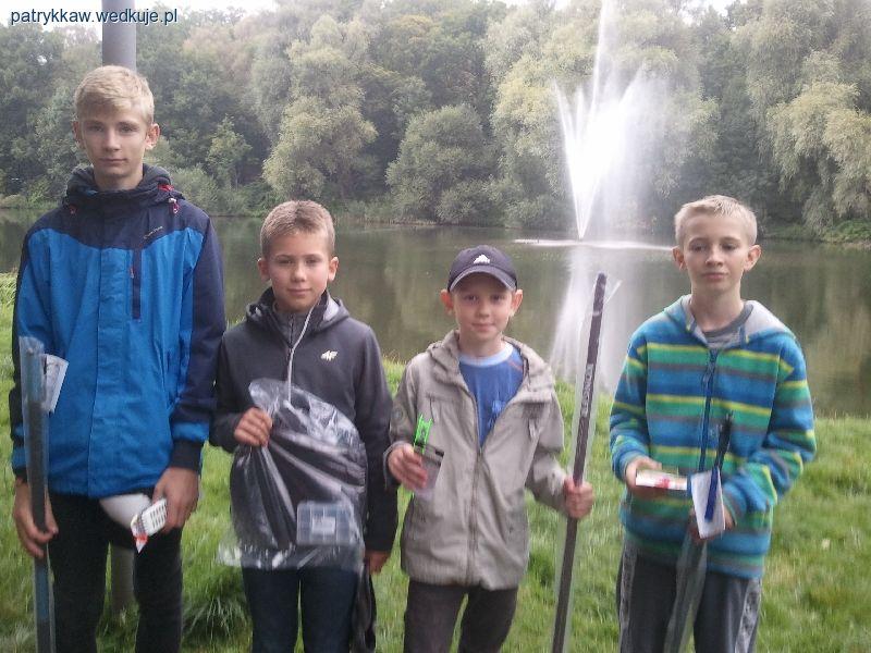 Wyniki szkółki wędkarskiej na zawodach Okręgu PZW Szczecin 31.08.14