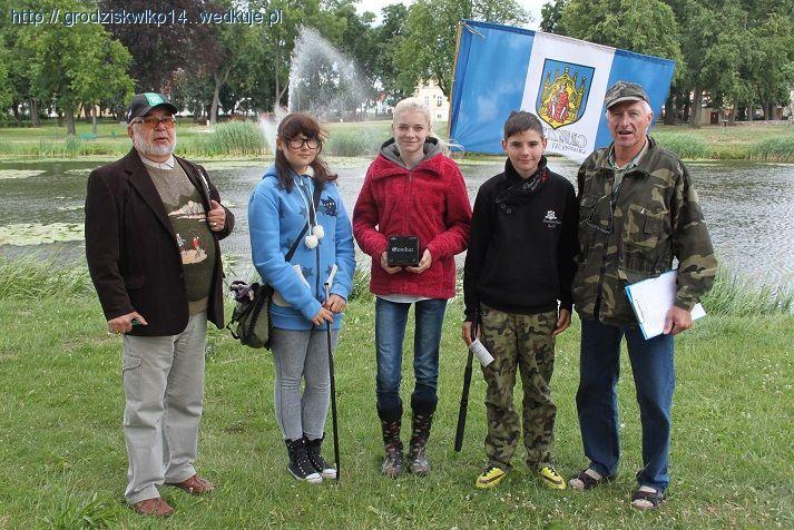 Zawody wędkarskie dla juniorów Grodzisk Wlk.21.06.14 