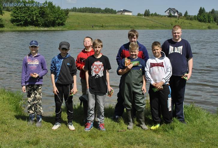 Relacja z zawodów Wędkarskich z okazji dnia Dziecka 2014