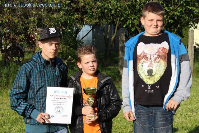 Miejsce 3 drużynowe szkółki wędkarskiej
