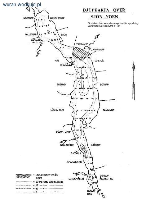 Jezioro Noen - Szwecja