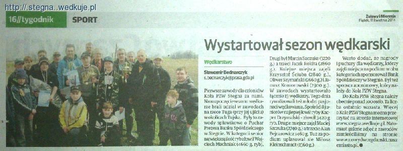 Relacja z zawodów na Tudze-Tujsk  05.04.14
