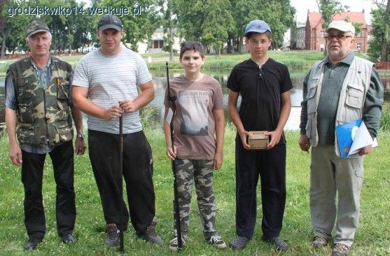 Zawody spławikowe juniorów koła nr 14 Grodzisk Wlkp. 2013