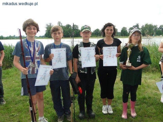 Turniej Szkół w Wędkarstwie Spławikowym-Niwiniec 2013