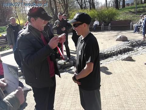 Młodzi wędkarze z koła PZW Człuchów na Spławikowych Mistrzostwach Okręgu Słupsk