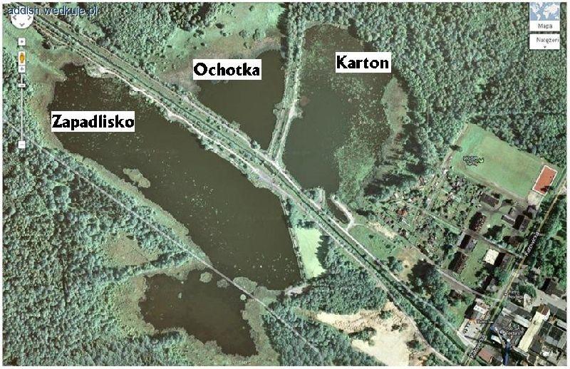 Zbiornik Zapadlisko, Karton, Ochotka