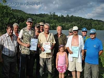 Zawody Spławikowe o Puchar Prezesa Koła PZW Grążawy 2012